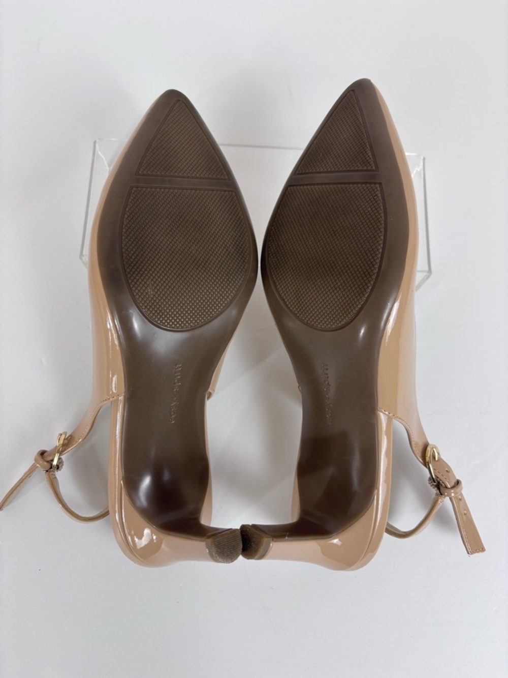Easy Spirit Raveen Patent Pointed-Toe Slingback Pumps Stiletto Classic Beige 6 - Picture 11 of 15
